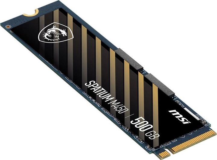 Actual product image MSI SSD SPATIUM M450 PCIE 4.0 NVME M.2 500GB V (500 GB, M.2 2280)