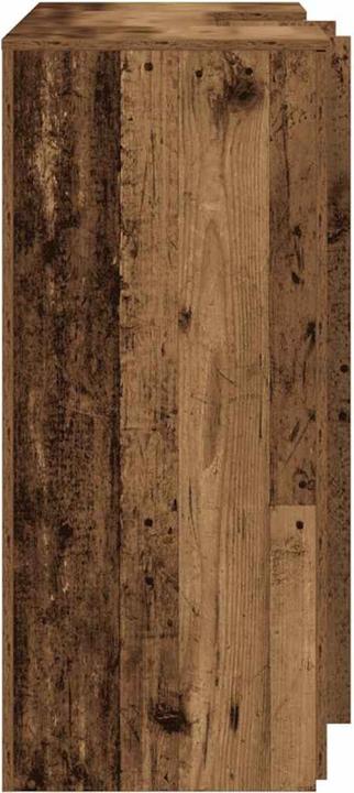 Actual product image VidaXL Reception counter concrete grey 155x50x103.5 cm wood-based reception counter