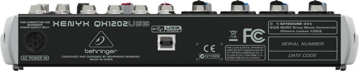 Actual product image Behringer Xenyx Qx1202usb (Studio- and Livemixer)
