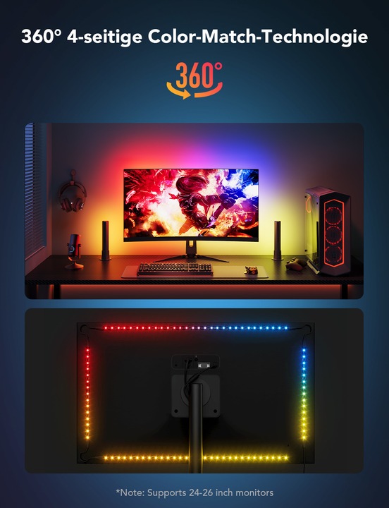 Actual product image Govee PC Monitor Pro Kit for 27"- 34"