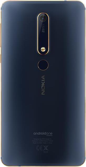 Produktbild Nokia 6.1 (2018) (64 GB, Blue Gold, 5.50", Hybrid Dual SIM, 4G)