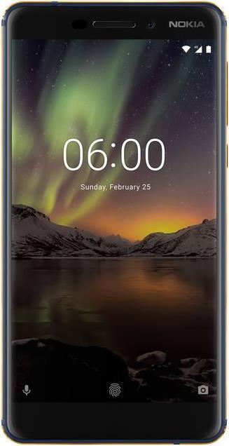 Produktbild Nokia 6.1 (2018) (64 GB, Blue Gold, 5.50", Hybrid Dual SIM, 4G)