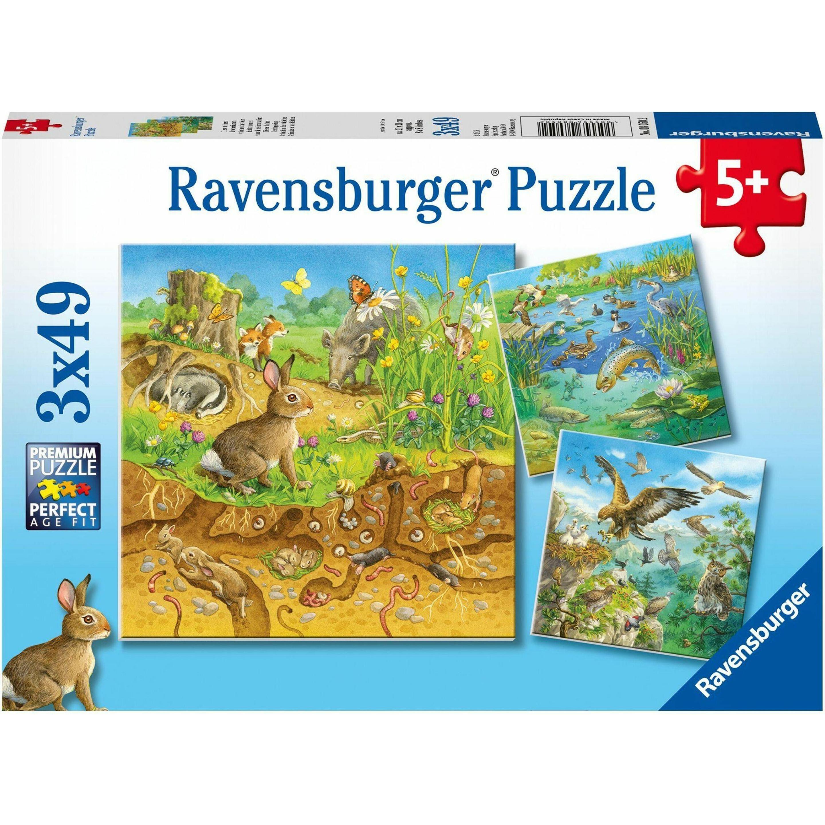 Ravensburger Tiere in ihren Lebensräumen (49 Teile) (00.008.050)