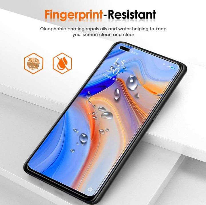 Produktbild Screenguard Oppo Reno4 5G Panzerglas Schutzfolie Case Friendly Design (1 Stk., Oppo Reno 4 5G)