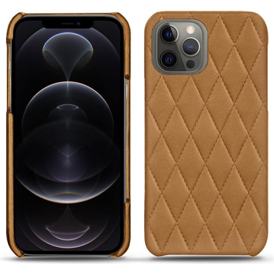 Noreve Lederschutzhülle (Apple iPhone 12 Pro Max), Smartphone Hülle, Braun