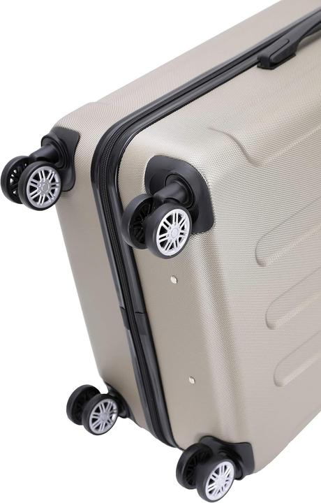 Immagine prodotto Beibye Valigetta da viaggio 3 pezzi, Champagne (110 l)