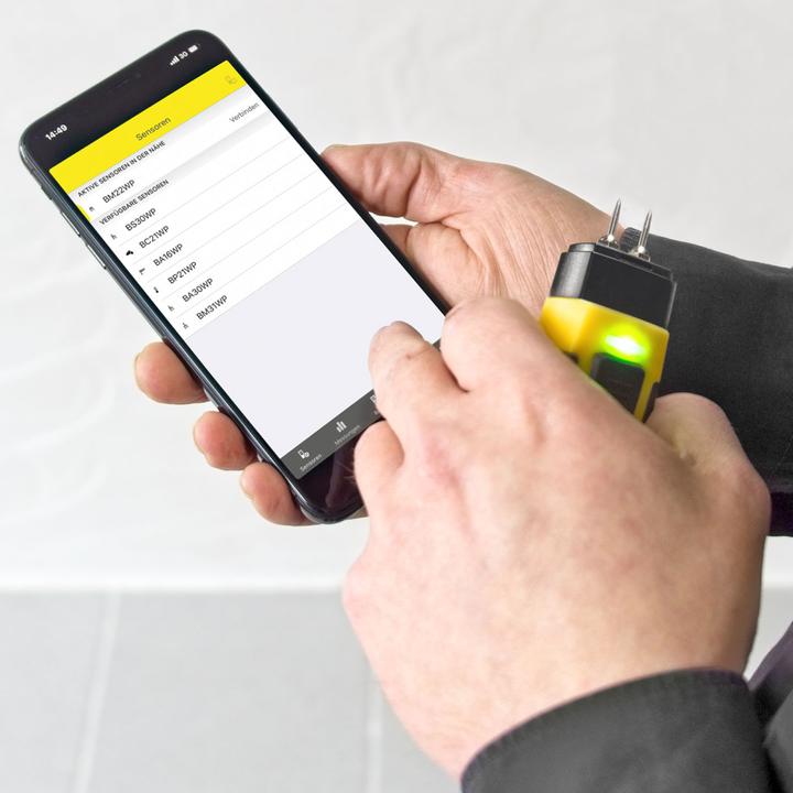 Immagine prodotto Trotec BM22WP - appSensors - misuratore di umidità dei materiali con funzionamento da smartphone