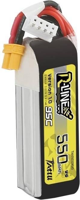 Produktbild Tattu Akumulator R-Line 550mAh 11.1V 95C 3S1P XT30 (11.10 V, 550 mAh)