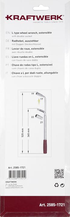 Produktbild Kraftwerk Radhebel Nüssen