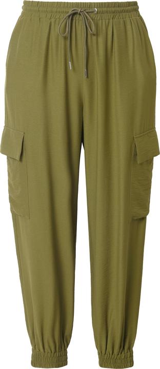 Actual product image Studio Untold Wide Leg Elastic Waist Cargo Pants (54)