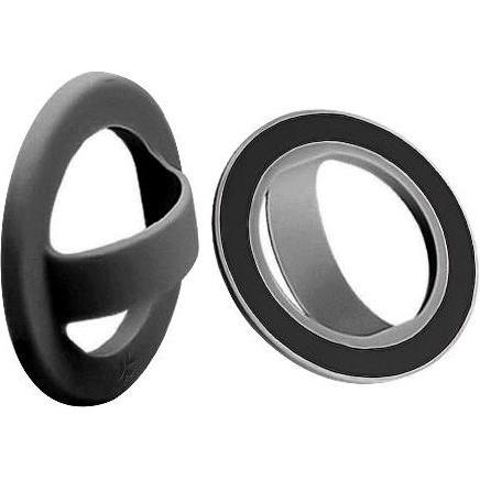 Celly Magnetischer Ring MagSafe mit Ergonomischem Griff, Supporto per smartphone, Nero