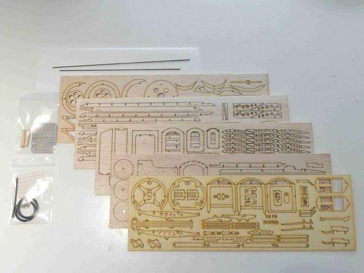 Actual product image Pichler Fokker DR. 1 350mm triplane kit (Multi motor)