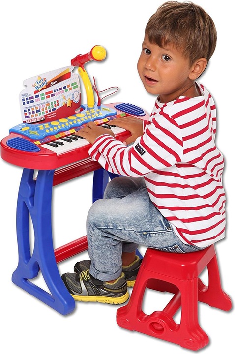 Immagine prodotto Bontempi Tastiera elettronica con microfono e sgabello