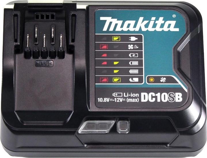 Produktbild Makita Power Source Kit 4x BL 1021 B Akku 12 V max. 2,0 Ah CXT ( 4x 197396-9 ) + DC 10 SB Ladegerät (12 V)