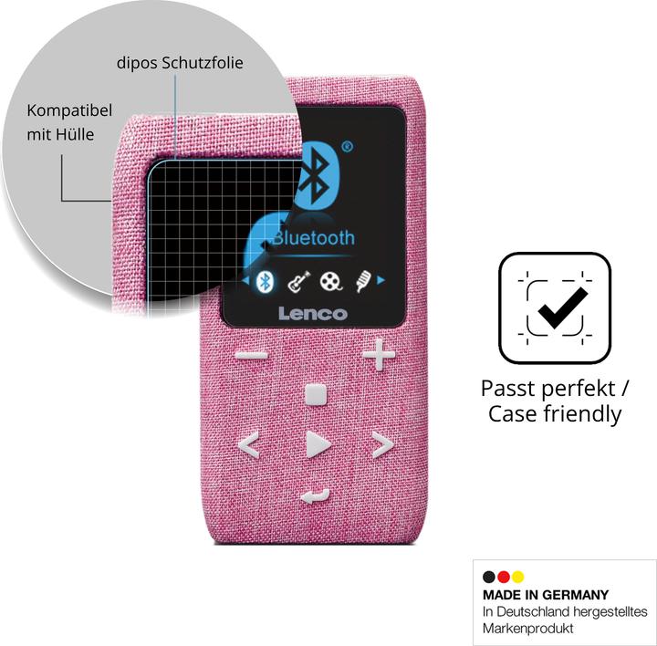 Image du produit Dipos Film de Protection décran Anti-reflet pour LUCKDANO MP3-Player