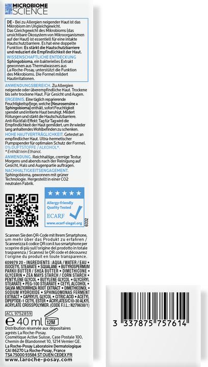 Produktbild La Roche Posay Tolériane Dermallergo (40 ml, 24h Creme)