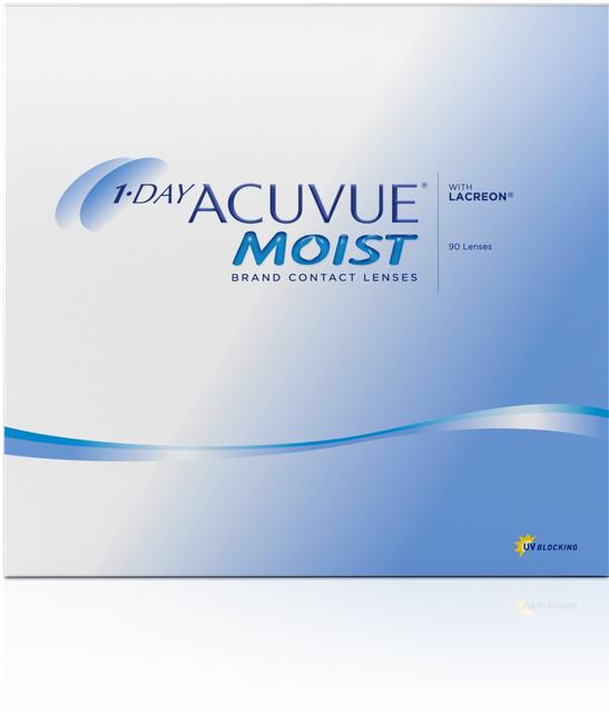 Produktbild Acuvue Moist (-0.75, Tageslinse, 90 Stück, Sphärisch)