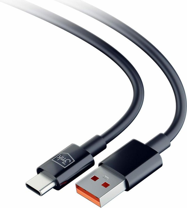 Actual product image 3MK Hyper Cable USB-A - USB-C 1.2m 5A Czarny/Black (1.20 m)