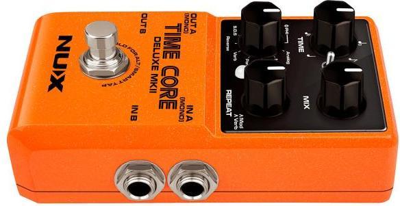 Actual product image NUX Time Core Deluxe MKII delay effect unit with power supply unit