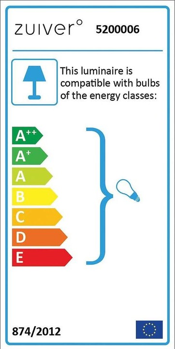 Energie-Label Zuiver Tripod (E27)