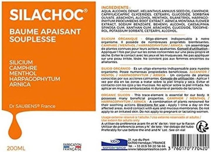 Actual product image Labo Sante Silice Silachoc Balm Against Bumps 200ml (200 ml)