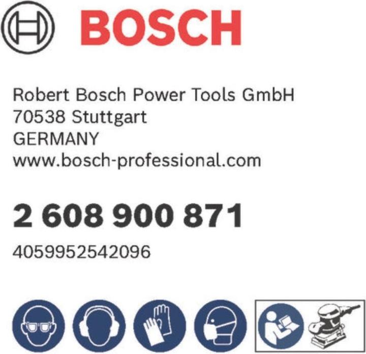 Image du produit Bosch Professional Zubehör Papier abrasif Expert C470 avec 8 trous pour ponceuses vibrantes, 93 x 230 mm, G 100, 10 pcs. (100)