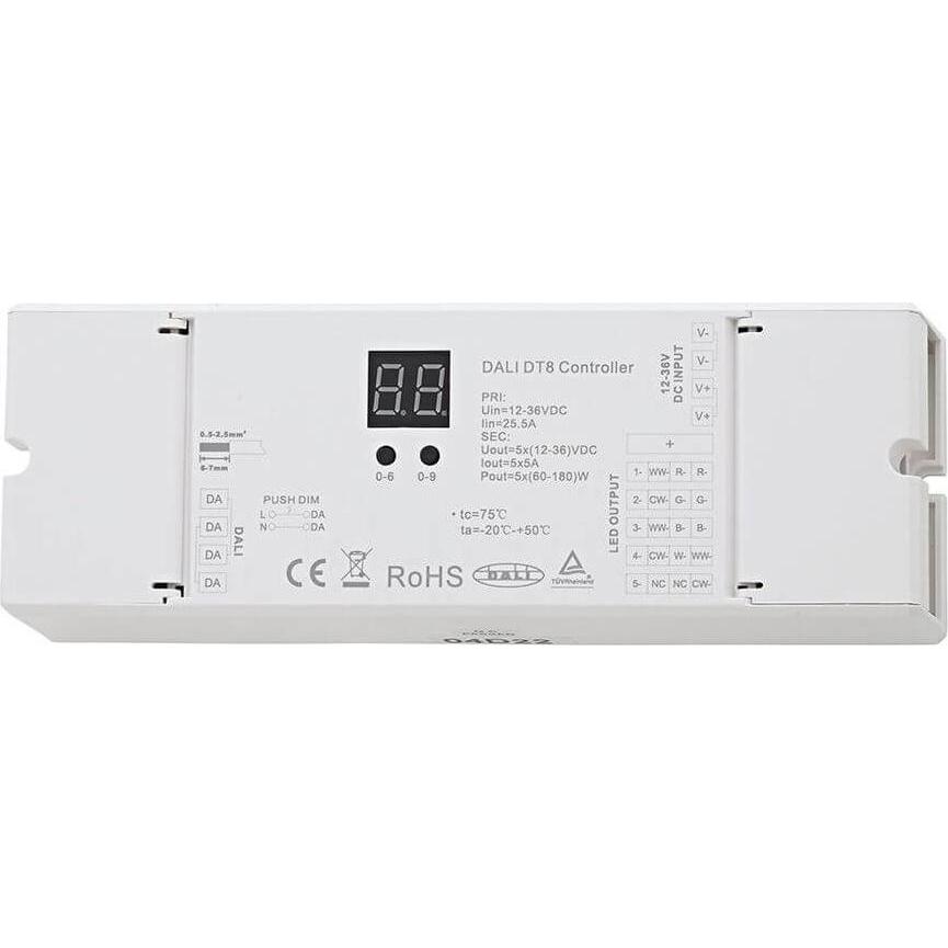Sigor, Accessori per illuminazione, Controllore DALI DC/DC a 5 canali 4x8A