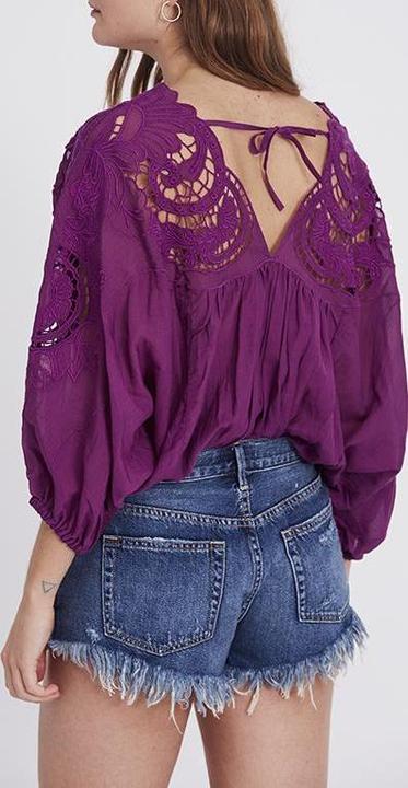 Actual product image Free People Cutwork (M)