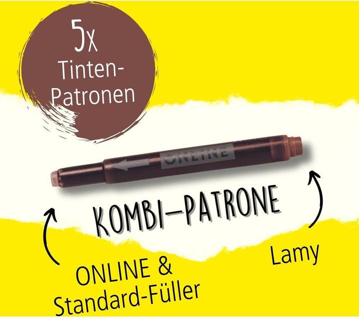 Actual product image Online Ink Cartridges Combi (Brown, 12 pcs.)