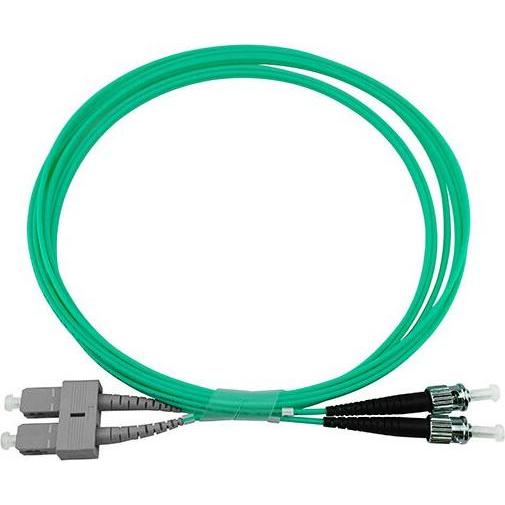 BlueOptics Duplex LWL Patchkabel SC-ST Multimode OM3 30 Meter (30 m), Netzwerkkabel