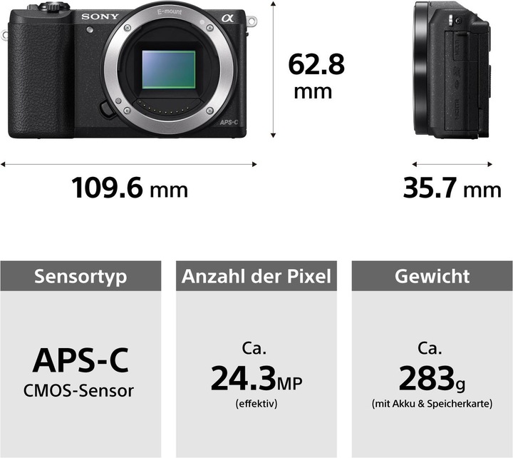Image du produit Sony Kit Alpha 5100 (16 - 50 mm, 24.30 Mpx, APS-C / DX)