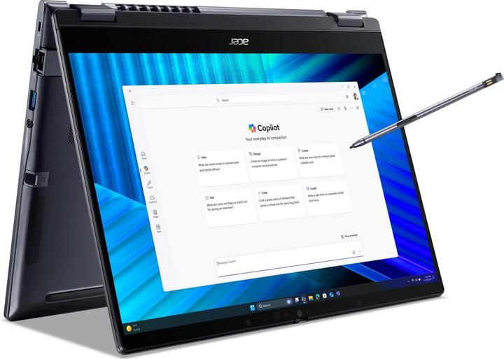 Actual product image Acer TravelMate P4 Spin (14", 512 GB, 16 GB, CH, Intel Core Ultra 5 225U)