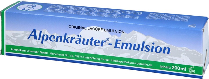 Image du produit Axisis LACÚRE Émulsion d'herbes alpines, 200 ml de solution (Crème pour le corps, 200 ml)