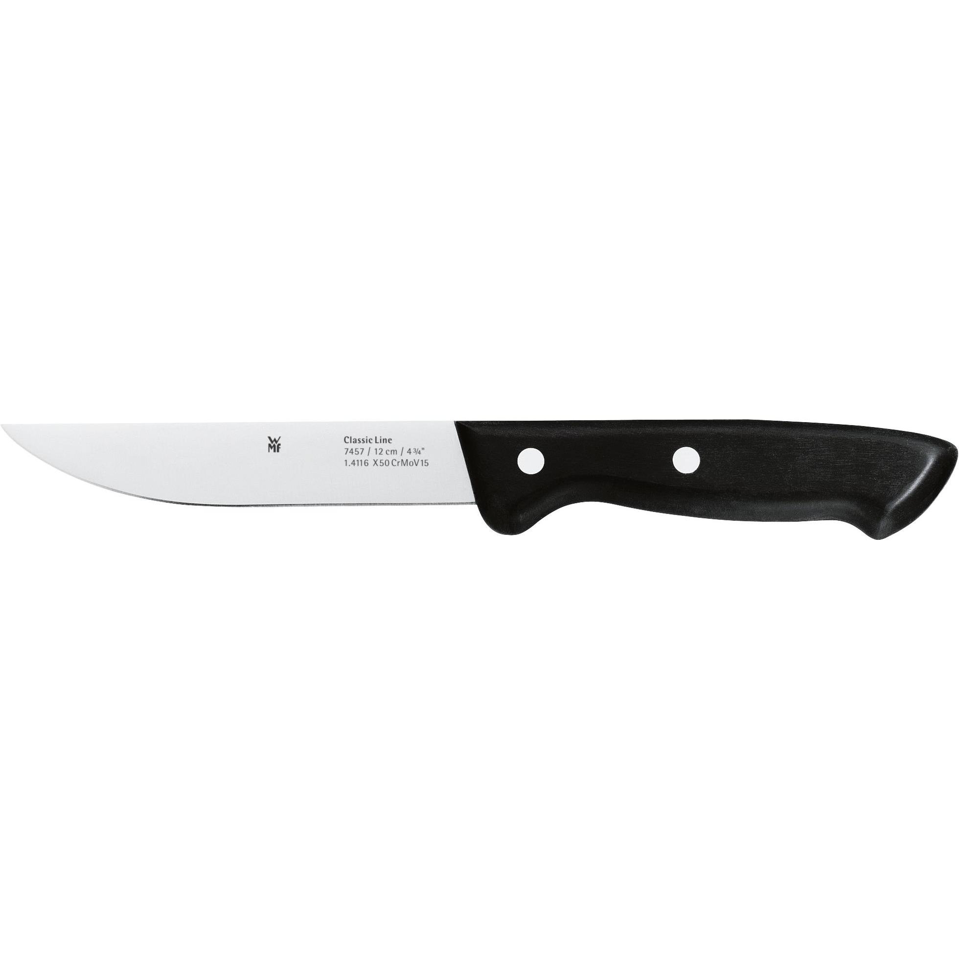 WMF Zubereitungsmesser 12 cm Classic Line, Küchenmesser, Schwarz