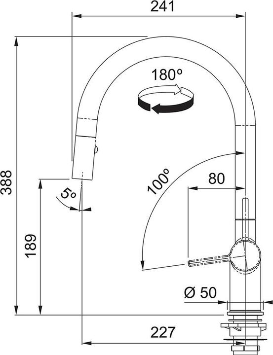 Actual product image Franke Fittings Active J