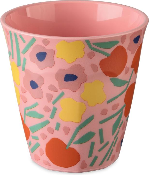 Koziol Trinkbecher Nora M Blooms 300 ml, 1 Stück, Sweet Pink (0.30 l, 1 x)