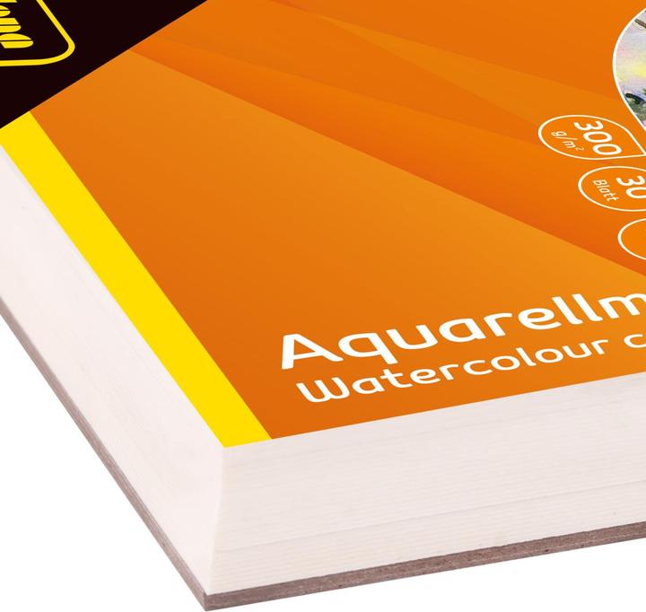 Image du produit Idena Bloc d'aquarelle (A4, Blanc, Couverture souple)
