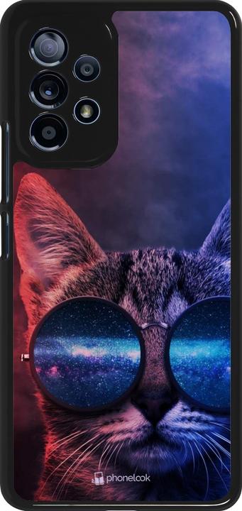 Produktbild PhoneLook Hülle Red Blue Cat Glasses (Samsung Galaxy A53 5G)