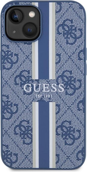 Produktbild Guess GUHMP14MP4RPSB iPhone 14 Plus 6,7" niebieski/blue hardcase 4G Printed Stripes MagSafe (Apple iPhone 14 Plus)