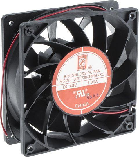 Produktbild RS PRO DC Axiallüfter 120mm 384m³/h 48Vdc (120 mm)