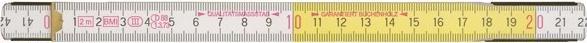 Actual product image Klauke Wooden folding ruler, 2 m KL402 (2 m)