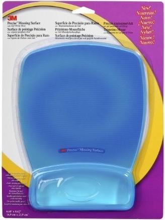 Image du produit 3M Tapis de souris de précision avec rembourrage en gel Bleu Swirl (M)