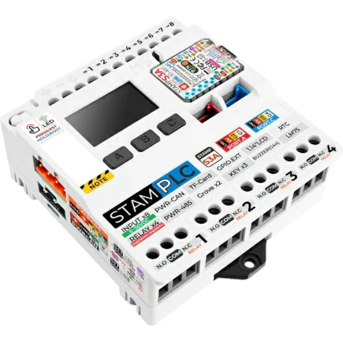 M5Stack PLC Controller mit M5StampS3, Scheda + Kit di sviluppo