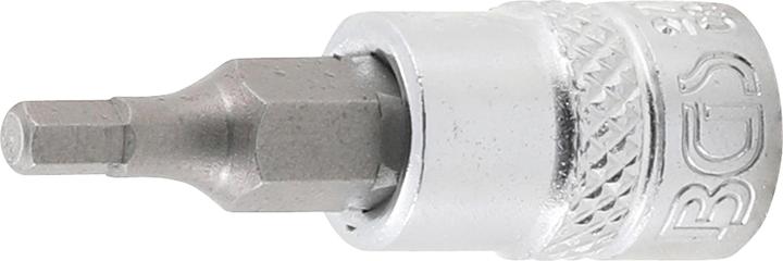 Actual product image BGS Bit Socket 6.3 mm (1/4") Drive internal Hexagon 1/8" (Allen screw)