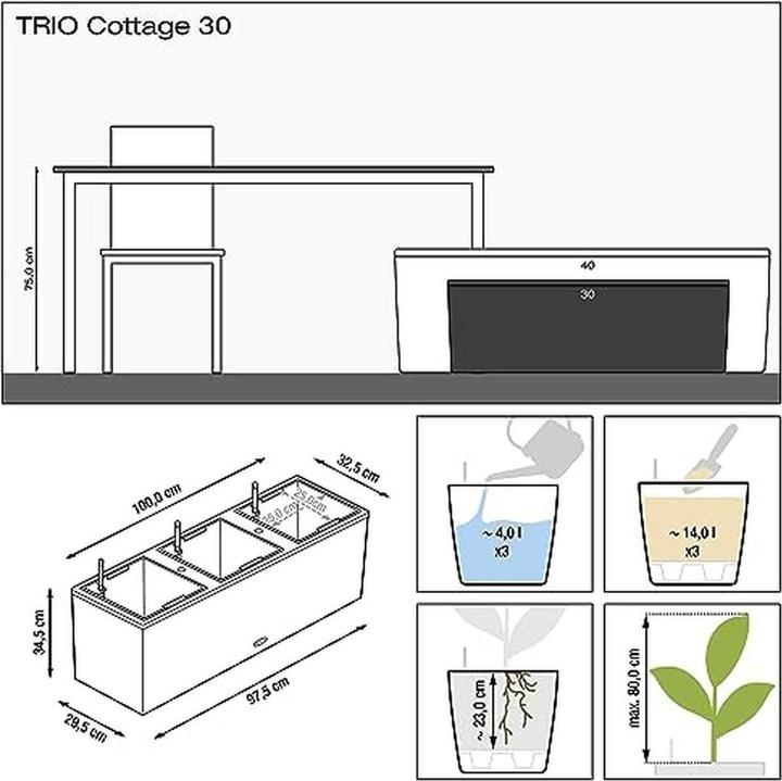 Produktbild Lechuza Trio Cottage (32 cm)