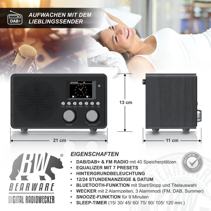 Produktbild Bearware Radiowecker DAB+