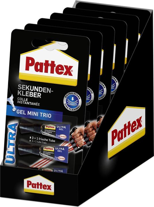 Immagine prodotto Pattex Ultra Gel Mini Trio (1 g)