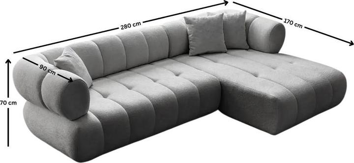 Image du produit Homitis Petra Right Corner Sofa (Canapé d’angle)