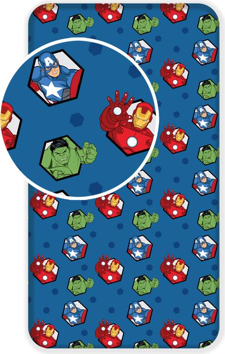 Tinisu Avengers Marvel hoeslaken - 90x200 cm dekbedovertrek matrashoes (90x200 cm)