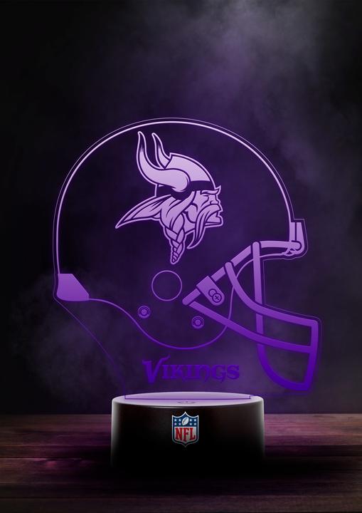 Produktbild Great Branding Minnesota Vikings LED-Licht "HELM"